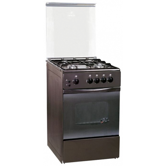 Газовая плита GRETA 1470-00-07 коричневая стекло Газовая плита GRETA 1470-00-07 коричневая стекло
