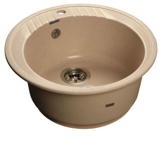Кухонная мойка GRANFEST Rondo GF-R520 бежевый