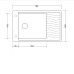 Кухонная мойка KUPPERSBERG MILA 1B1D BLACK METALLIC Кухонная мойка KUPPERSBERG MILA 1B1D BLACK METALLIC