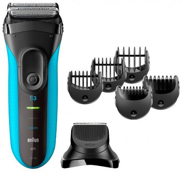 Бритва BRAUN 3010BT-3 синий/черный