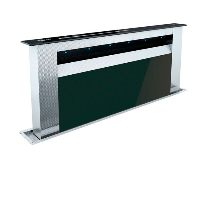 Вытяжка PANDO E-350/90 INOX - CRISTAL NEGRO V.1350 INT/EXT Вытяжка PANDO E-350/90 INOX - CRISTAL NEGRO V.1350 INT/EXT