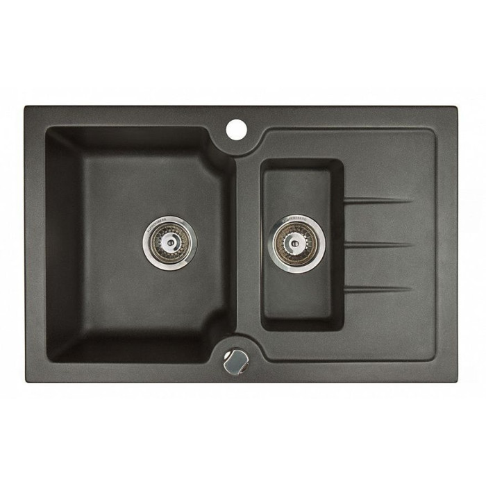 Кухонная мойка KUPPERSBERG modena 1,5b1d black Кухонная мойка KUPPERSBERG modena 1,5b1d black