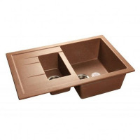 Мойка GRANFEST Quadro GF-Q775KL (775х500) Терракот 307 разм.+крыло 421268 Мойка GRANFEST Quadro GF-Q775KL (775х500) Терракот 307 разм.+крыло 421268
