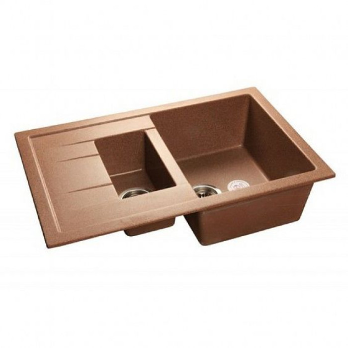 Мойка GRANFEST Quadro GF-Q775KL (775х500) Терракот 307 разм.+крыло 421268 Мойка GRANFEST Quadro GF-Q775KL (775х500) Терракот 307 разм.+крыло 421268