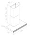 Вытяжка PANDO P-826/90 INOX - TOUCH CRISTAL NEGRO V.850 SEC