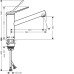 Смеситель HANSGROHE Zesis M33 150 матовый черный (74802670)