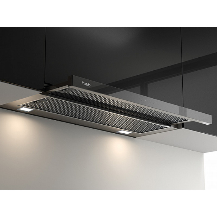 Вытяжка PANDO IES/90 INOX TOUCH NEGRO V.850 SEC