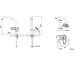 Смеситель BRAVAT Loop F7124182CP-RUS