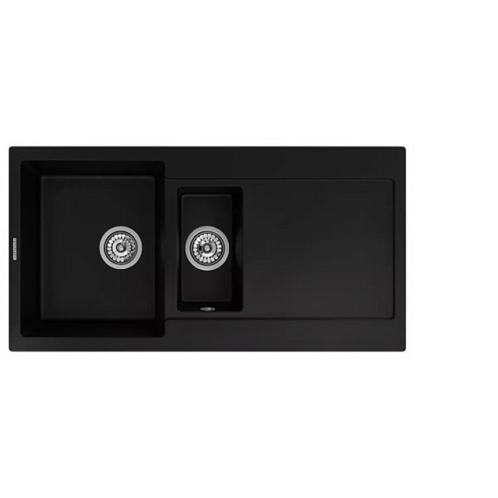 Кухонная мойка KUPPERSBERG MODENA 1,5B2D BLACK METALLIC Кухонная мойка KUPPERSBERG MODENA 1,5B2D BLACK METALLIC