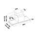 Вытяжка FALMEC VIRGOLA EVO 60 CVJN60.E17P2#ZZZ3460F Вытяжка FALMEC VIRGOLA EVO 60 CVJN60.E17P2#ZZZ3460F