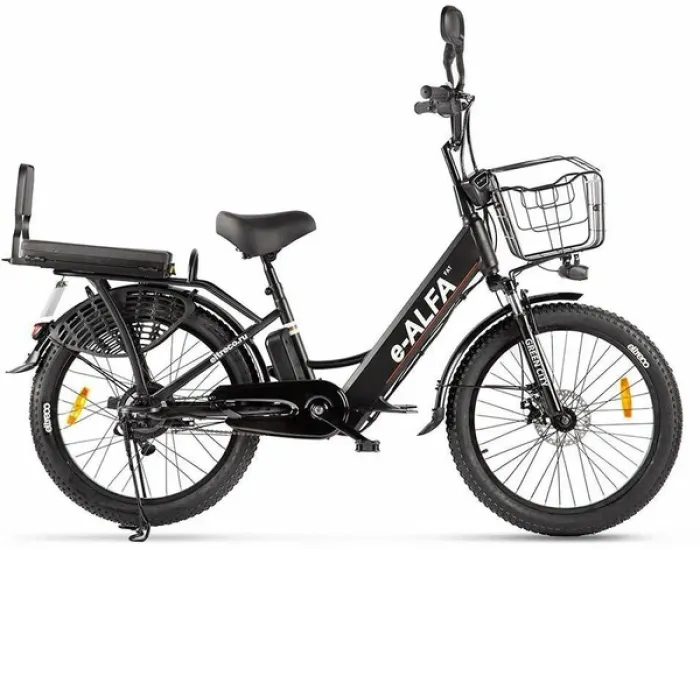 Велогибрид GREEN CITY e-ALFA New черный Велогибрид GREEN CITY e-ALFA New черный