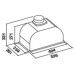 Вытяжка FALMEC BUILT-IN 50 MAX BK (CBIN50.E10#ZZZN460F)