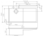 Кухонная мойка REGINOX ontario 10 lux okg left (c/box)
