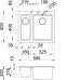 Кухонная мойка ELLECI quadra 150, metaltek (79)