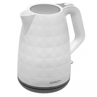 Электрочайник SCARLETT SC-EK18P49 белый с серым Электрочайник SCARLETT SC-EK18P49 белый с серым