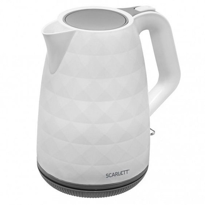 Электрочайник SCARLETT SC-EK18P49 белый с серым Электрочайник SCARLETT SC-EK18P49 белый с серым