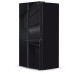 Холодильник GINZZU NFK-610 Black glass
