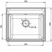 Кухонная мойка GRANFEST GF-V-580 белый