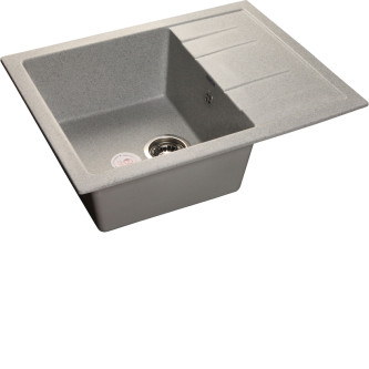 Кухонная мойка GRANFEST Quadro GF-Q650L серый Кухонная мойка GRANFEST Quadro GF-Q650L серый