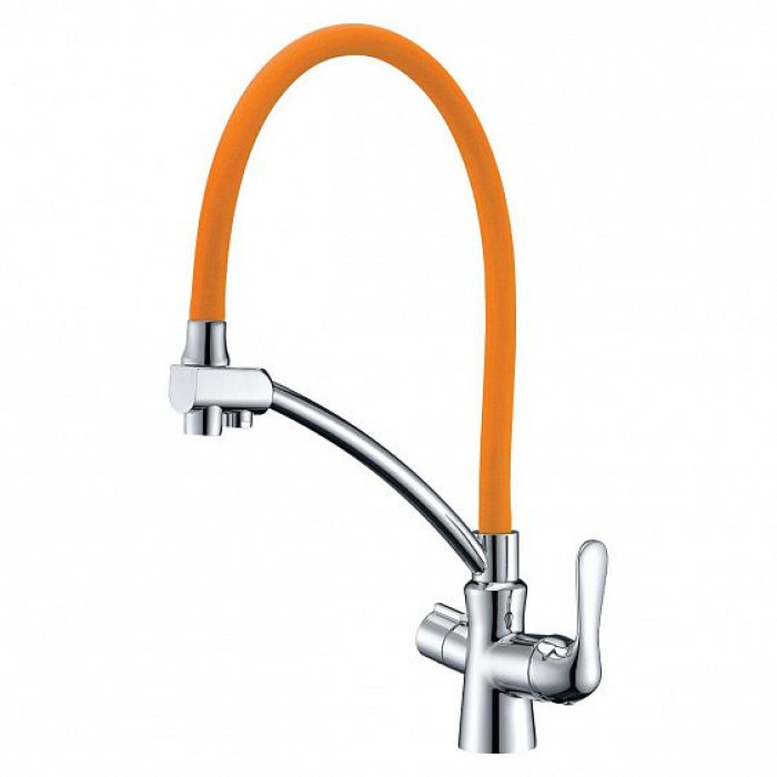 Смеситель LEMARK Comfort LM3070C-Orange хром/оранжевый Смеситель LEMARK Comfort LM3070C-Orange хром/оранжевый