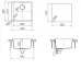 Кухонная мойка SCHOCK 701048 quadro 50 (n-100s) cristalite баварский камень