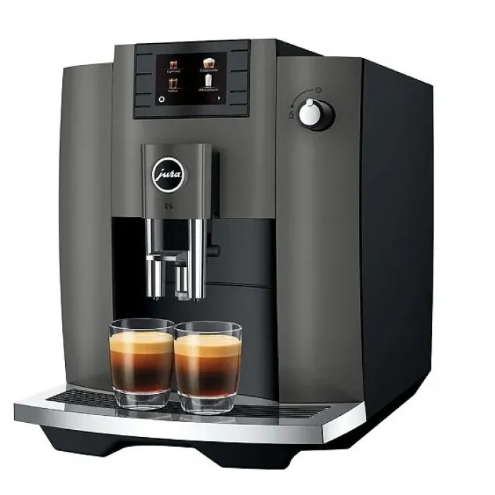 Кофемашина JURA E6 Dark Inox EC (15439) Кофемашина JURA E6 Dark Inox EC (15439)