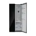 Холодильник TESLER RSD-537BI BLACK GLASS