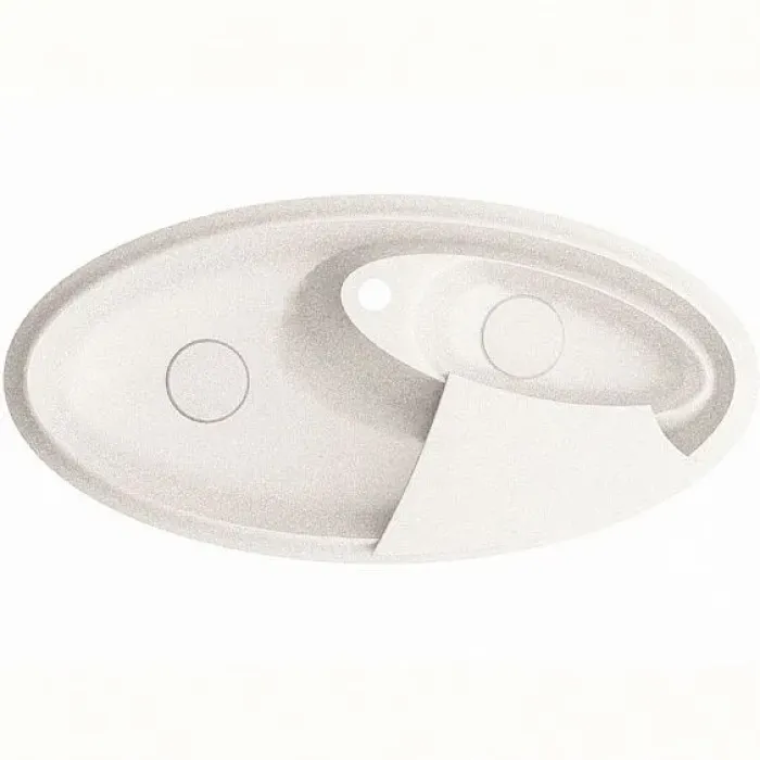 Кухонная мойка MARMORIN SILVANUS WHITE 500 113 006 белый Кухонная мойка MARMORIN SILVANUS WHITE 500 113 006 белый