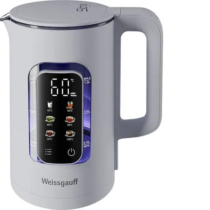 Чайник WEISSGAUFF WK 1500 Dw Touch BodyCool Чайник WEISSGAUFF WK 1500 Dw Touch BodyCool
