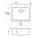 Кухонная мойка OMOIKIRI Akari 57-BL (4997366) Кухонная мойка OMOIKIRI Akari 57-BL (4997366)