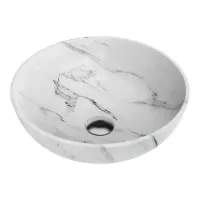 Раковина OMOIKIRI Hitomi-WH Marble (4972078) Раковина OMOIKIRI Hitomi-WH Marble (4972078)