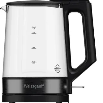 Чайник WEISSGAUFF WK 1700 EcoGlass Nero Чайник WEISSGAUFF WK 1700 EcoGlass Nero