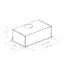 Вытяжка PANDO PGF/70 GRIS INOX V.730 SEC Вытяжка PANDO PGF/70 GRIS INOX V.730 SEC