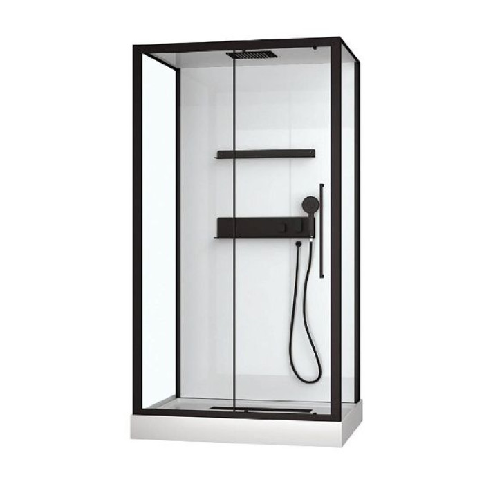 Душевая кабина ACQUAZZONE Viktoria 120SL BLACK