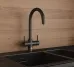 Смеситель IN SINK ERATOR J черный (бак с фильтром и кипячением)