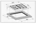 Варочная поверхность GORENJE GTW641AKB2 Варочная поверхность GORENJE GTW641AKB2