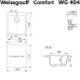 Кухонная мойка WEISSGAUFF WG 404328 Comfort Beige Sand
