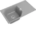 Кухонная мойка RIVELATO LOCUS 85 grigio metallizzato Кухонная мойка RIVELATO LOCUS 85 grigio metallizzato