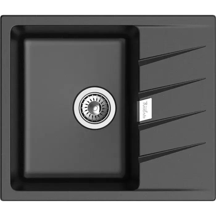 Кухонная мойка RIVELATO RAUM 58 nero Кухонная мойка RIVELATO RAUM 58 nero