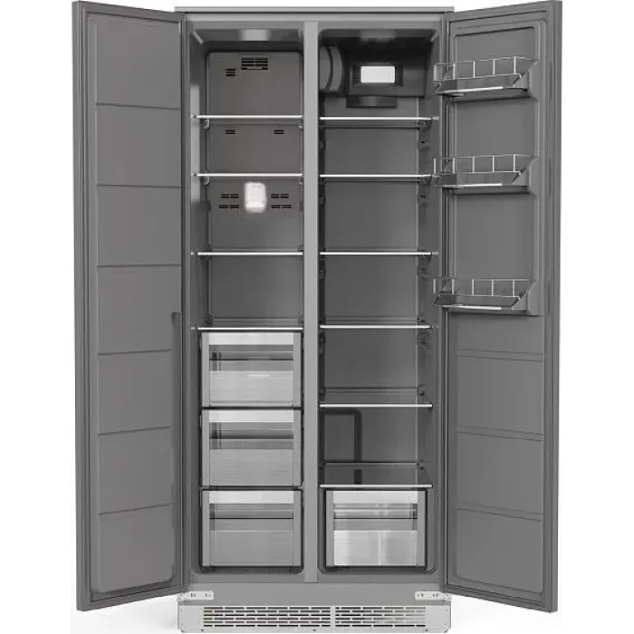 Холодильник WEISSGAUFF WSBSI 450 Inverter NoFrost Grey Холодильник WEISSGAUFF WSBSI 450 Inverter NoFrost Grey