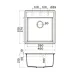 Кухонная мойка OMOIKIRI Daisen 46-WH (4997521)