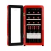 Винный шкаф TESLER CWC-188 RUBY RED LD