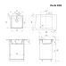 Кухонная мойка MAUNFELD Perla 505 MFQS-505LGR светло-серый Кухонная мойка MAUNFELD Perla 505 MFQS-505LGR светло-серый