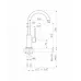 Смеситель RIVELATO Orta antracite cromo Смеситель RIVELATO Orta antracite cromo