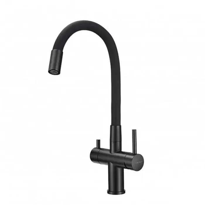 Смеситель MILACIO Ultra MCU.560.TBB Total Black/черный шланг