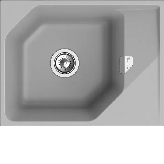 Кухонная мойка RIVELATO LOCUS 65 grigio metallizzato Кухонная мойка RIVELATO LOCUS 65 grigio metallizzato