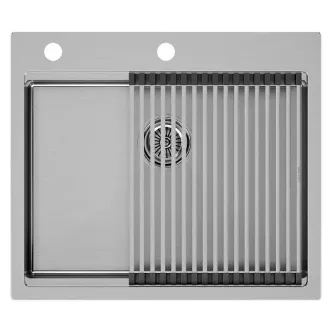 Кухонная мойка PAULMARK KRONER-PRO PM705951-BS