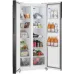 Холодильник WEISSGAUFF WSBS 500 Inverter NoFrost White Rock Glass
