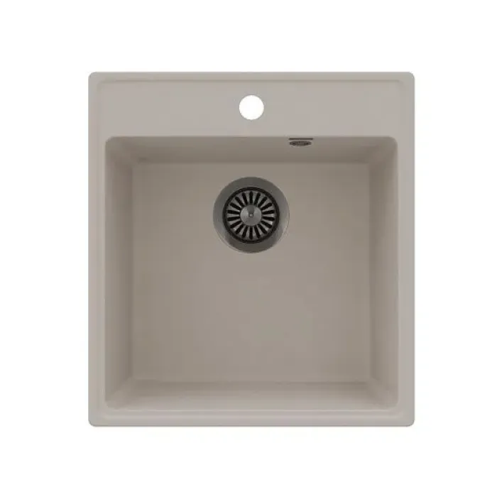 Кухонная мойка MAUNFELD Perla 460 MFQS-460LBG светло-бежевый Кухонная мойка MAUNFELD Perla 460 MFQS-460LBG светло-бежевый