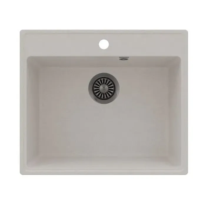 Кухонная мойка MAUNFELD Perla 580 MFQS-580W кремовый Кухонная мойка MAUNFELD Perla 580 MFQS-580W кремовый
